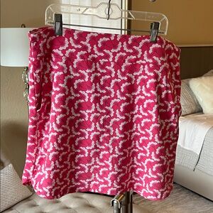 Pink and White Golf/Tennis Patterned Skort